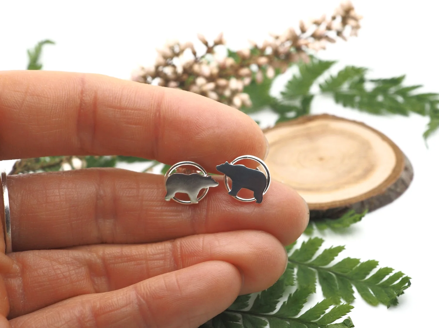 Kolczyki niedźwiedzie