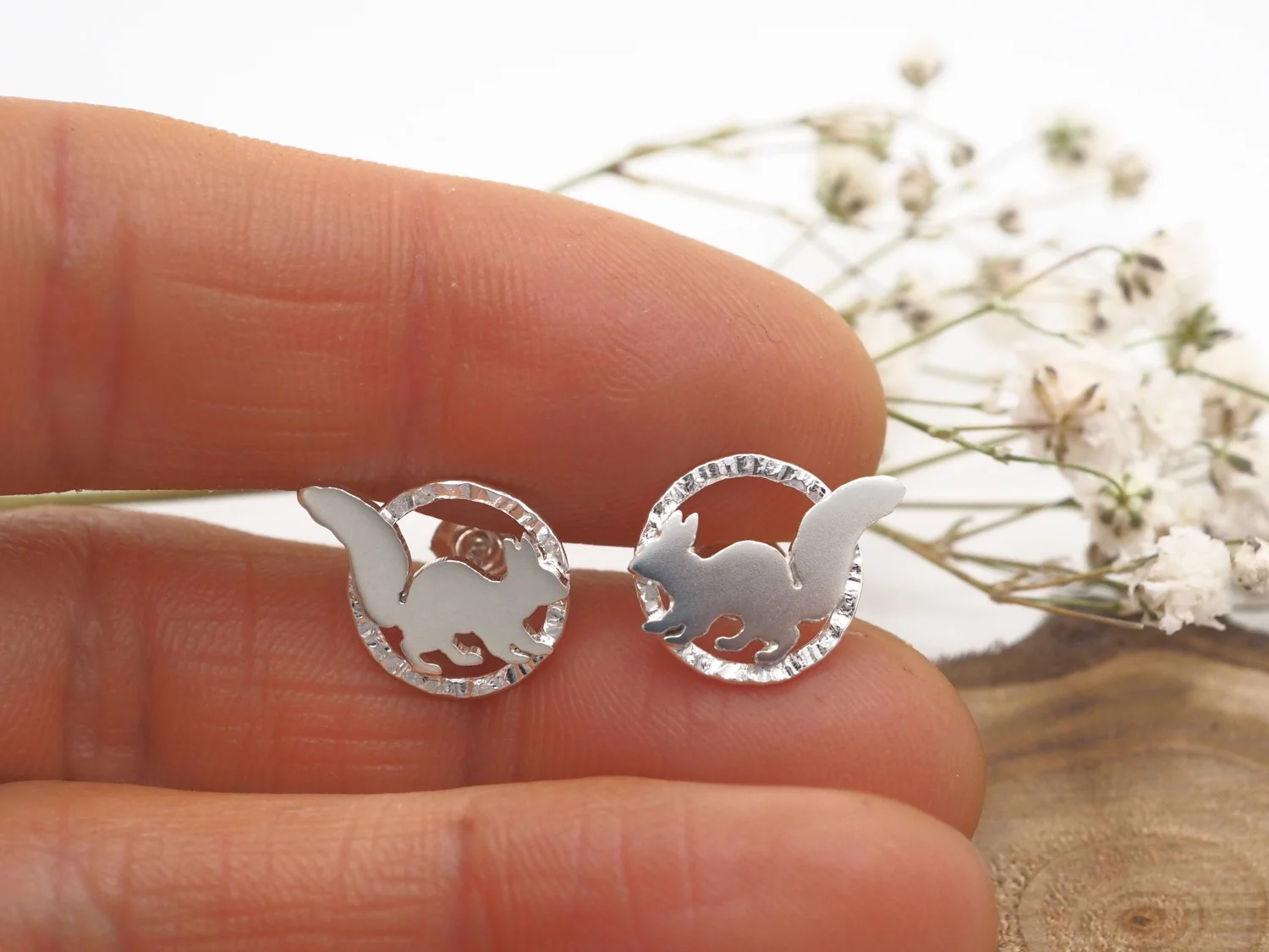 Kolczyki wiewiórki II